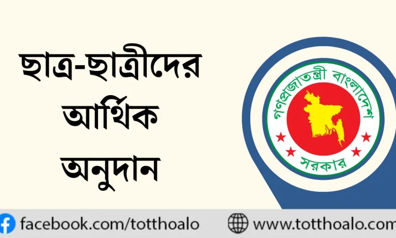 ছাত্র-ছাত্রীদের আর্থিক অনুদান