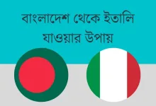 বাংলাদেশ থেকে ইতালি যাওয়ার উপায়