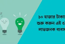 ১০ হাজার টাকায় শুরু করুন এই ৫টি লাভজনক ব্যবসা