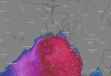 ঘূর্ণিঝড়ের গতিবেগ